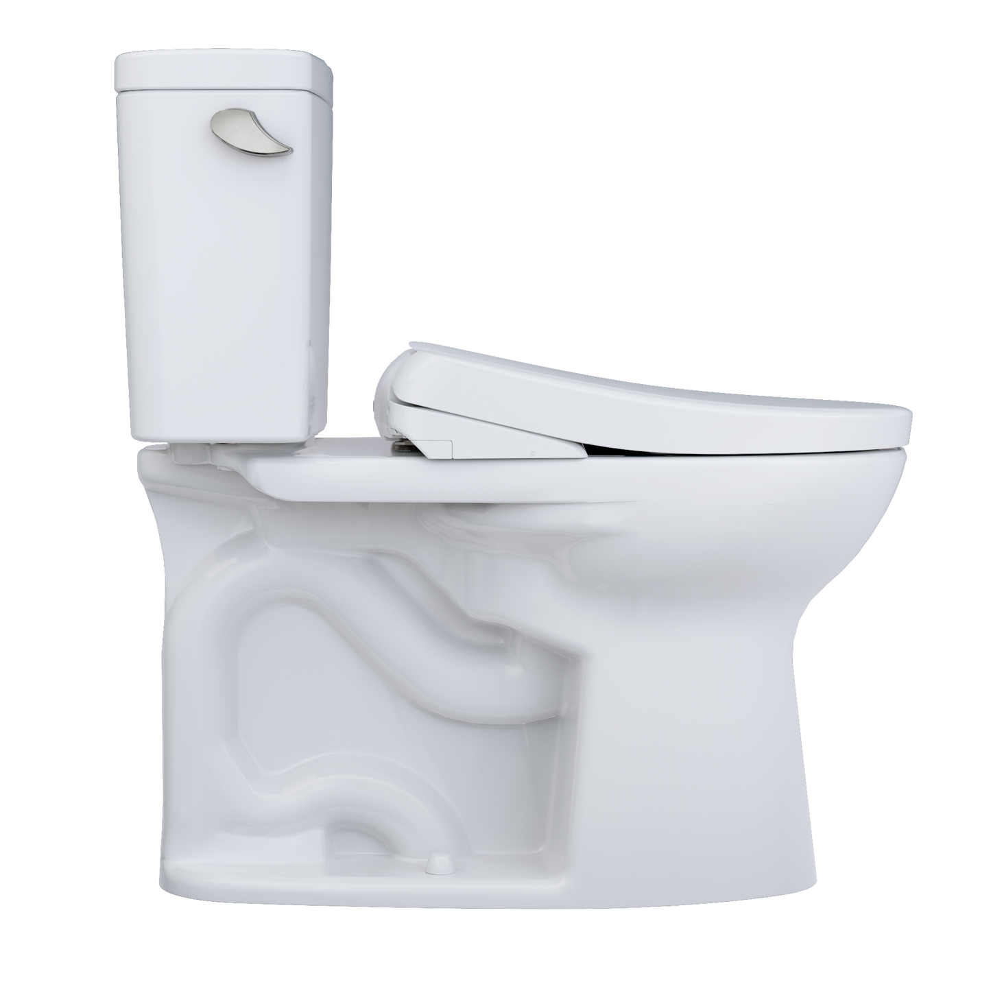 TOTO Drake Washlet+ S7 Two-Piece Toilet 1.28 GPF, Regular Height