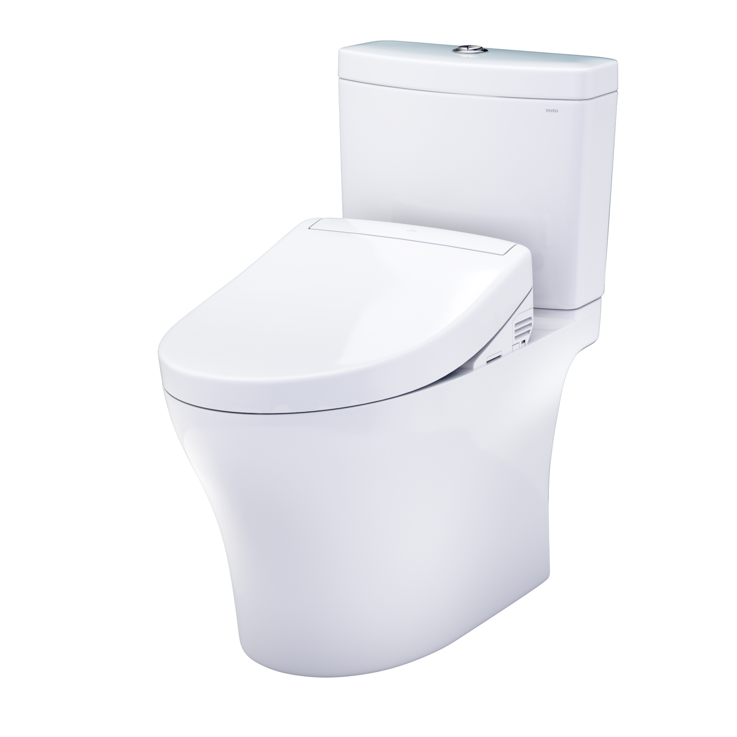 TOTO Aquia IV Washlet+ S5 Two-Piece Toilet - 1.28/0.9 Gpf - Universal Height