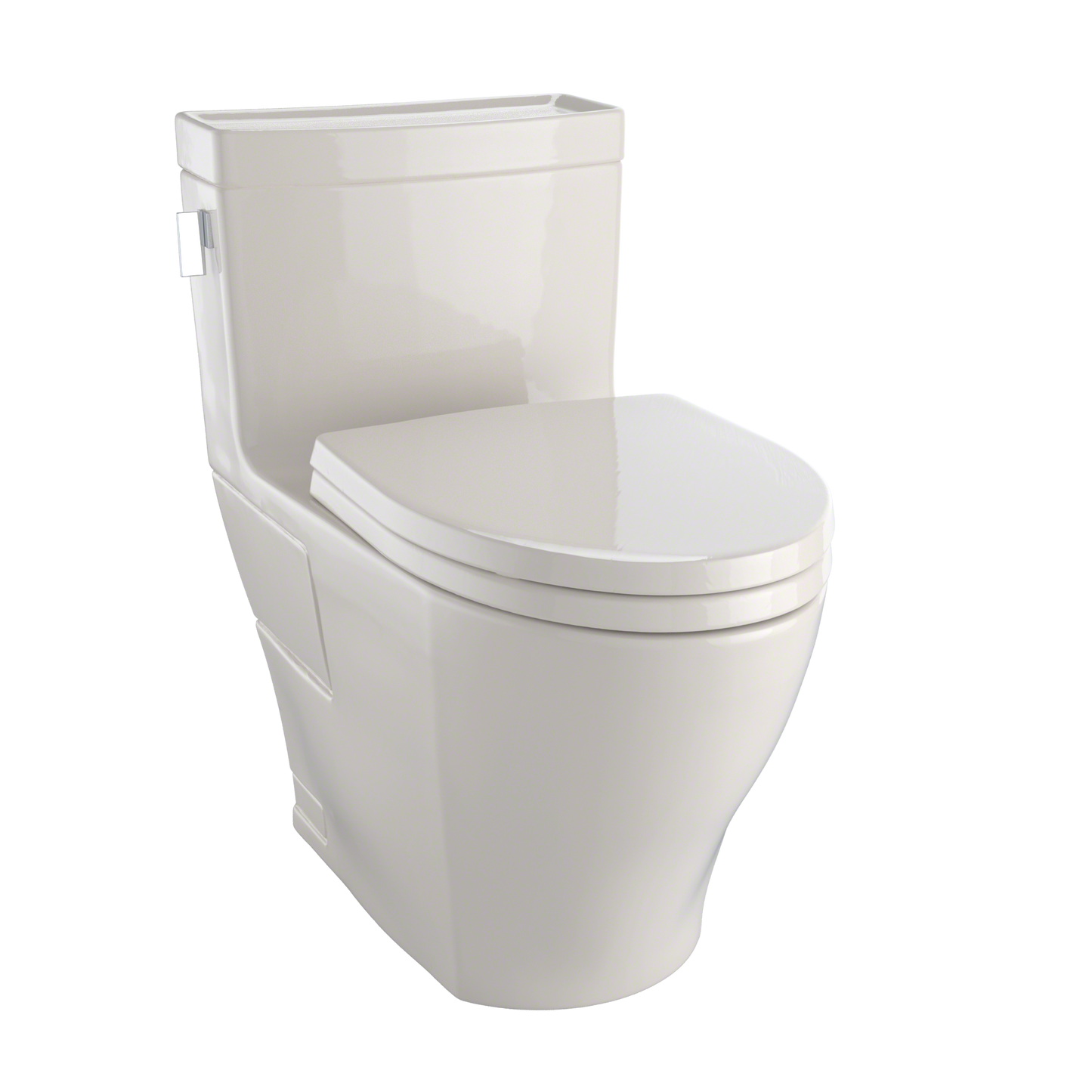 TOTO Legato One-Piece Toilet 1.28 GPF, Elongated, Universal Height, Washlet+ Connection