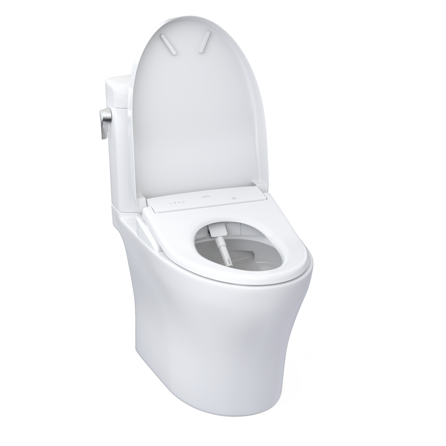 TOTO Aquia IV Cube Washlet+ S7A Two-Piece Toilet 1.28/0.9 GPF - Universal Height