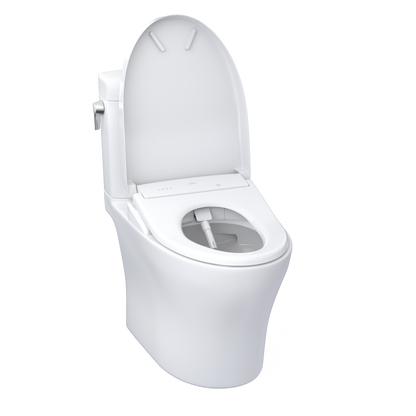 TOTO Aquia IV Cube Washlet+ S7A Two-Piece Toilet 1.28/0.9 GPF - Universal Height
