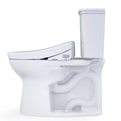 TOTO Drake Transitional Washlet+ S2 Two-Piece Toilet 1.28 GPF Regular Height