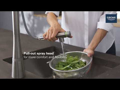 Grohe Zedra Smartcontrol Pull-Out Single Spray Kitchen Faucet 1.75 GPM
