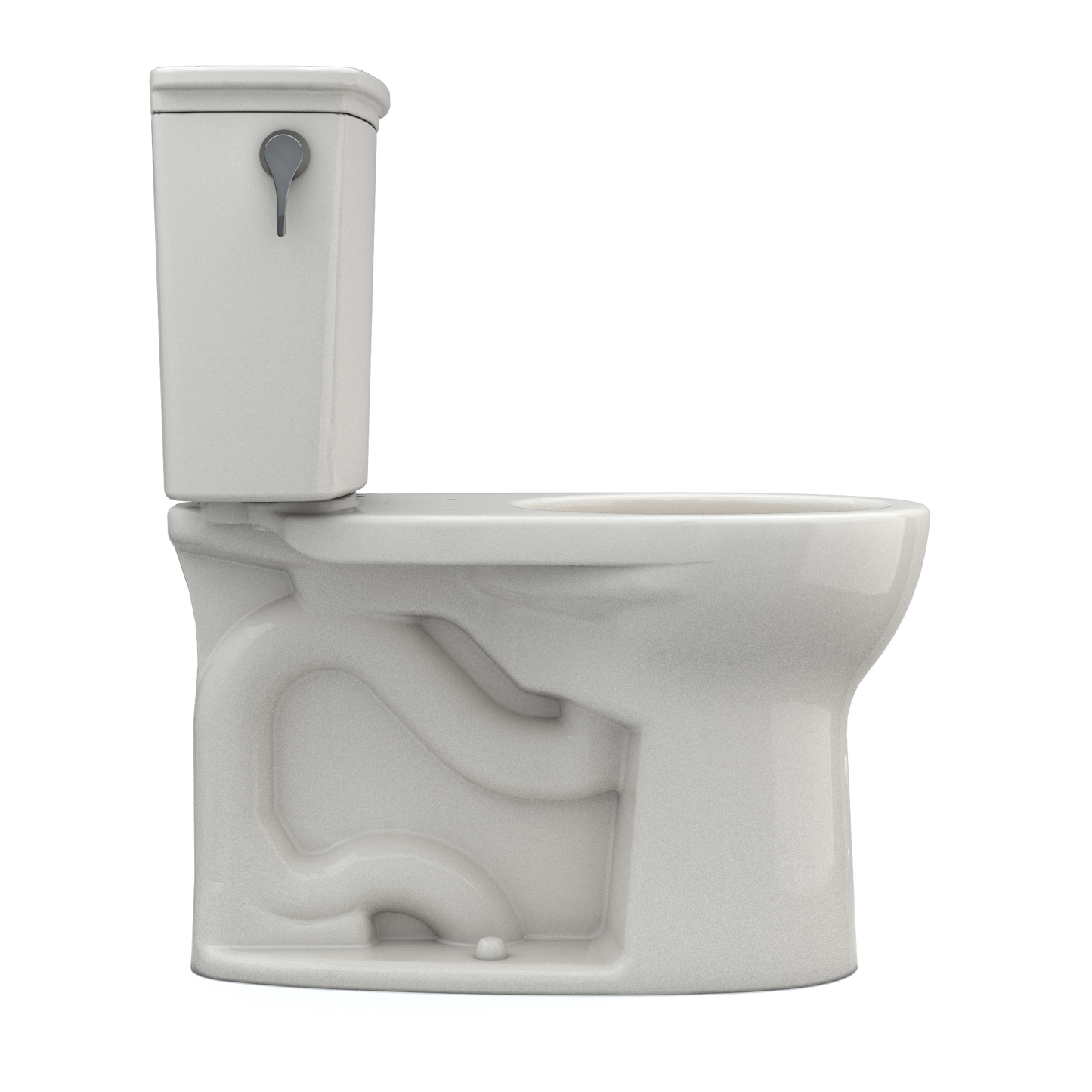 TOTO Drake Transitional Two-Piece Round Toilet 1.28 GPF Universal Height