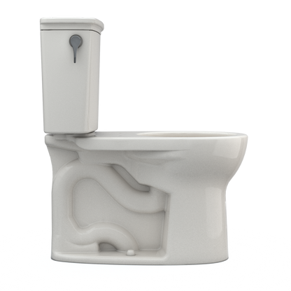 TOTO Drake Transitional Two-Piece Round Toilet 1.28 GPF Universal Height