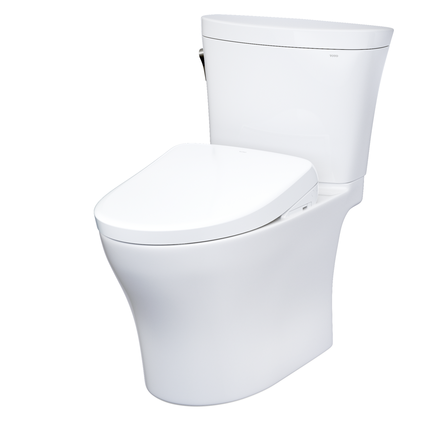 TOTO Aquia IV Arc Washlet+ S7A Two-Piece Toilet 1.28/0.9 GPF - Universal Height