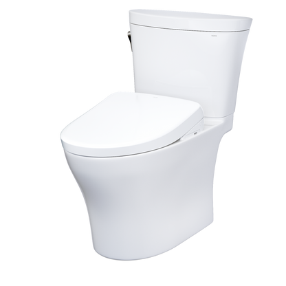 TOTO Aquia IV Arc Washlet+ S7A Two-Piece Toilet 1.28/0.9 GPF - Universal Height