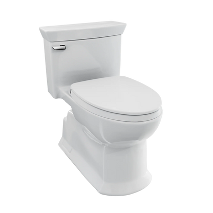 TOTO Soirée Elongated 1.28 GPF One-Piece Toilet, Universal Height, Washlet+ Connection