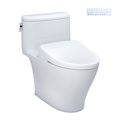 TOTO Nexus Washlet+ S7A One-Piece Toilet 1.28 GPF - Universal Height