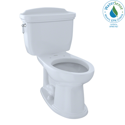 TOTO Eco Dartmouth Two-Piece Elongated Toilet 1.28 GPF - Universal Height Less Seat
