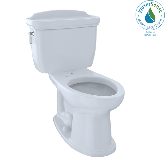 TOTO Eco Dartmouth Two-Piece Elongated Toilet 1.28 GPF - Universal Height Less Seat