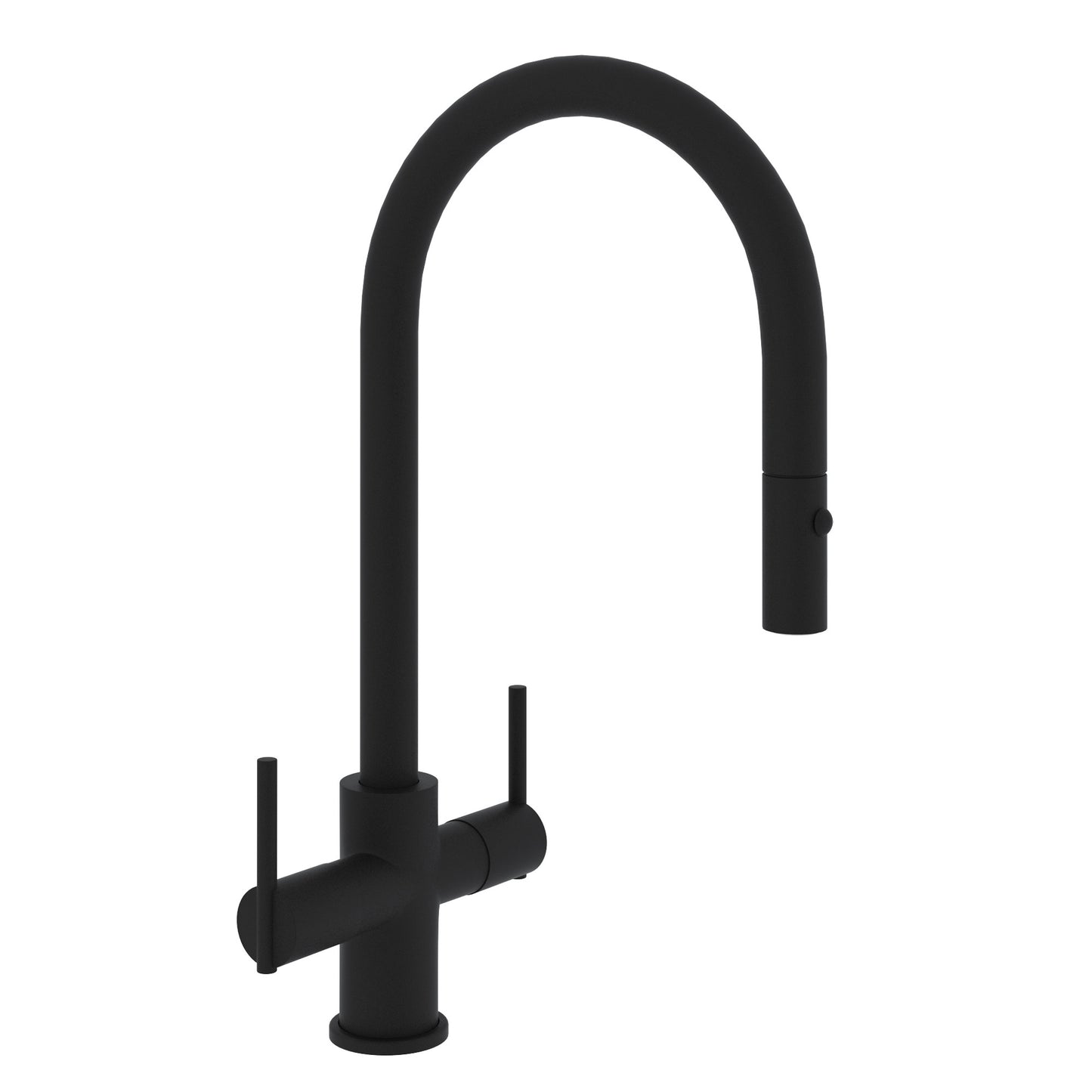 Rohl Pirellone Two Handle Pull-Down Kitchen Faucet - CY657L-MB-2