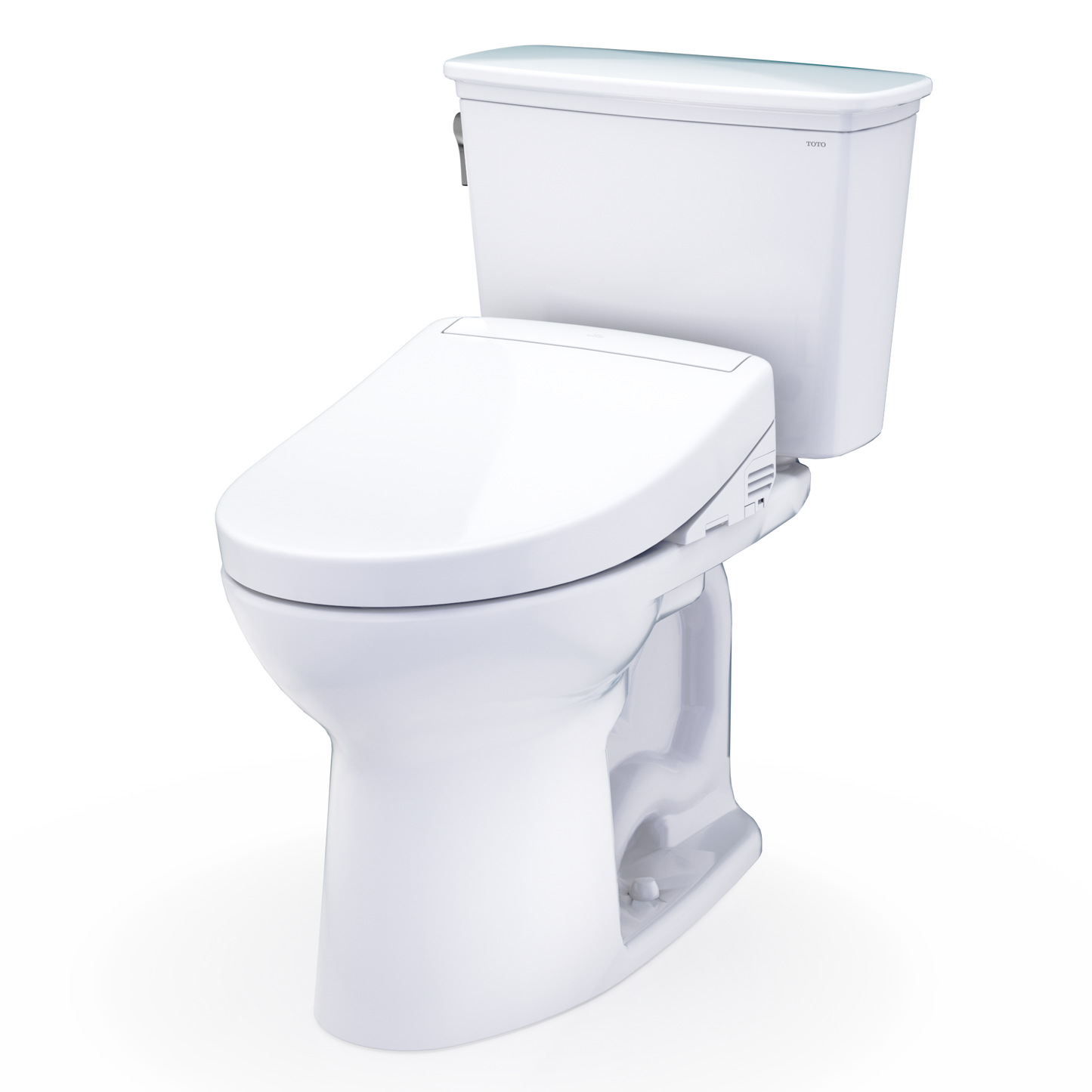 TOTO Drake Transitional Washlet+ S5 Two-Piece Toilet 1.28 GPF Regular Height