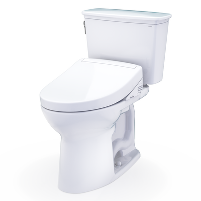 TOTO Drake Transitional Washlet+ S5 Two-Piece Toilet 1.28 GPF Regular Height