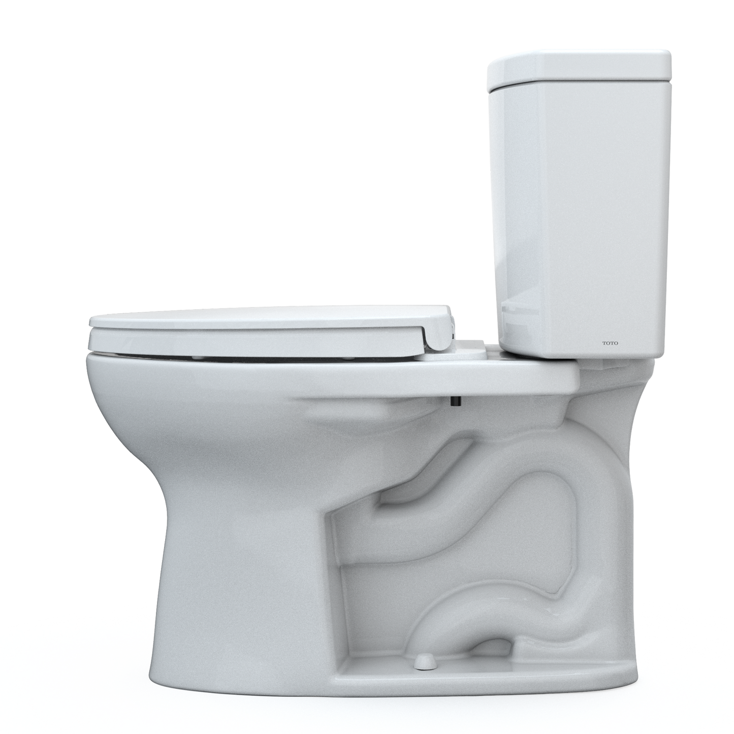 TOTO Drake II 1G Two-Piece Toilet 1.0 GPF Universal Height Washlet+ Connection