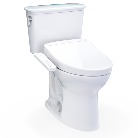 TOTO Drake Transitional Washlet+ S2 Two-Piece Toilet 1.28 GPF Universal Height
