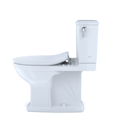 TOTO Connelly Two-Piece Toilet 1.28/0.8 GPF Elongated - Universal Height - Washlet+ Connection Slim Seat