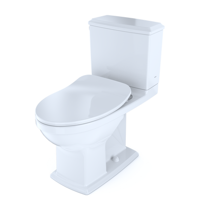 TOTO Connelly Two-Piece Toilet 1.28/0.8 GPF Elongated - Universal Height - Washlet+ Connection Slim Seat