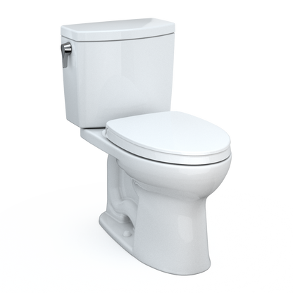 TOTO Drake II 1G Two-Piece Toilet 1.0 GPF Universal Height Washlet+ Connection