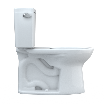 TOTO Drake Two-Piece Elongated Toilet 1.6 GPF Universal Height, Washlet+ Connection