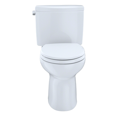 TOTO Drake II Two-piece Toilet -1.28 GPF- Round - Universal Height Less Seat