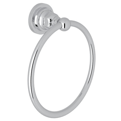 Rohl San Giovanni Towel Ring A1485LI - Polished Chrome