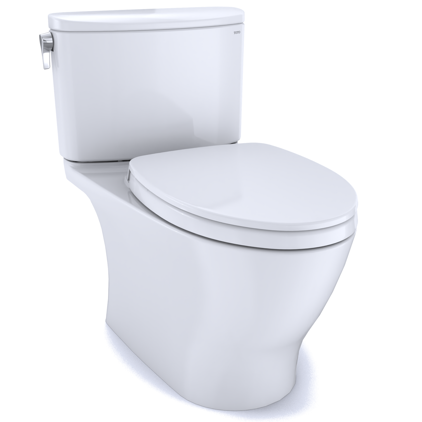 TOTO Nexus Elongated 1G Two-Piece Toilet, 1.0 GPF Universal Height, Washlet+ Connection