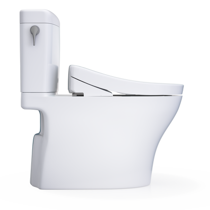 TOTO Aquia IV Cube Washlet+ S5 Two-Piece Toilet - 1.28 GPF - Universal Height