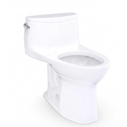 TOTO NEW Ultramax Low Profile One-Piece Toilet - 1.28 GPF Universal Height Washlet+ Connection Less Seat