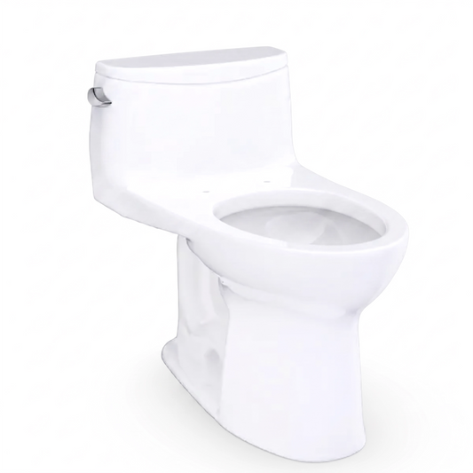 TOTO NEW Ultramax Low Profile One-Piece Toilet - 1.28 GPF Universal Height Washlet+ Connection Less Seat