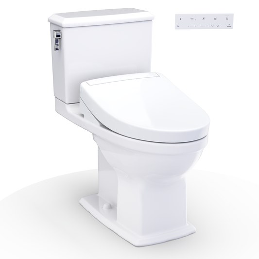 TOTO Connelly Washlet+ S5 Two-Piece Toilet - 1.28/0.9 GPF - Universal Height