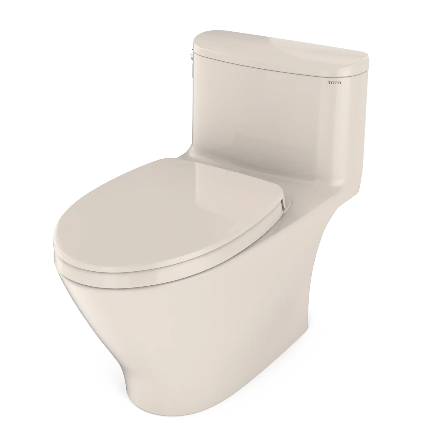 TOTO Nexus Elongated One-Piece Toilet, 1.28 GPF Universal Height, Washlet+ Connection
