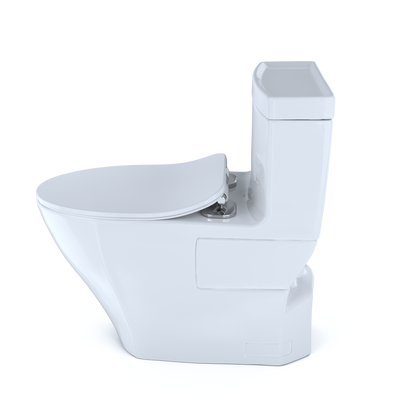 TOTO Aimes One-Piece Toilet 1.28 gpf Elongated Slim Seat, Universal Height Washlet+ Connection