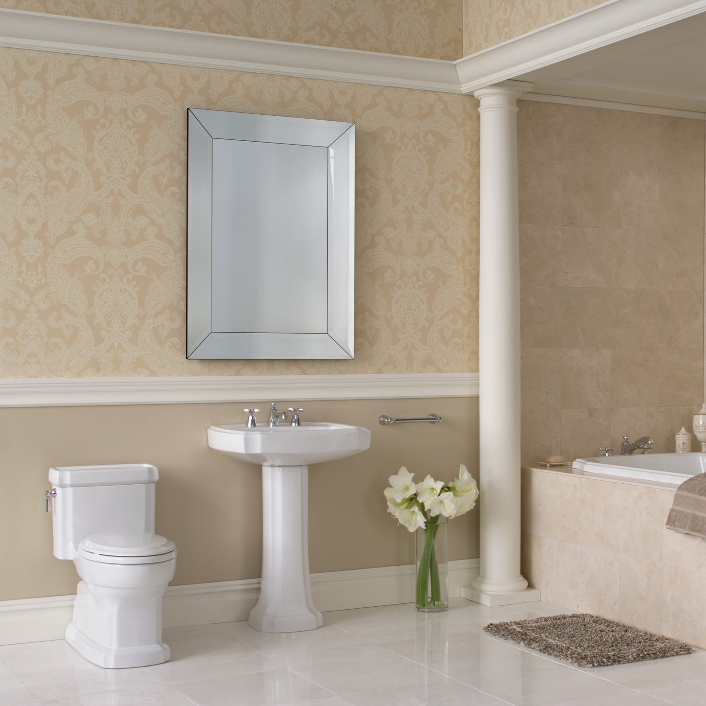TOTO Guinevere One-Piece Toilet 1.28 GPF, Elongated, Universal Height, Washlet+ Connection