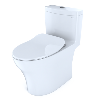 TOTO Aquia IV One-Piece Toilet - 1.28/0.9 GPF - Elongated - Universal Height - WASHLET+ - Eunoia 