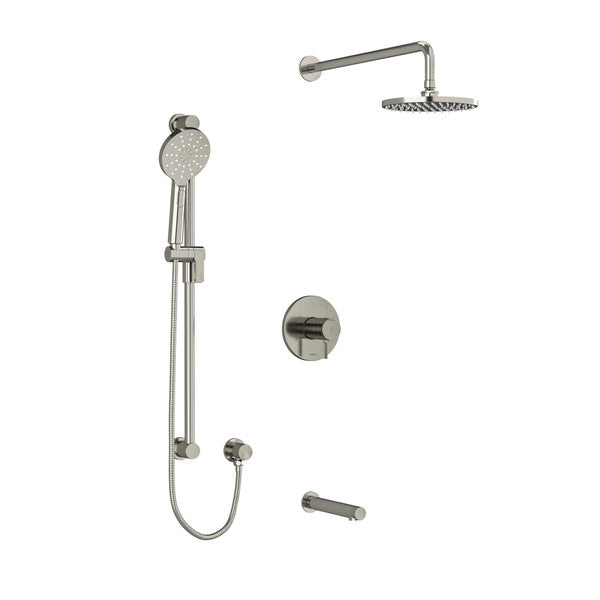 Riobel Riu Shower Trim Kit 1345 Trim Only - Knurled Handles - TKIT1345RUTMKN