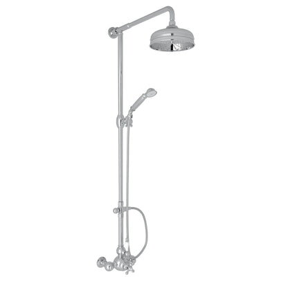 Rohl Arcana Mitigeur thermostatique apparent avec contrôle du volume et de la température, poignées à levier en porcelaine - AC407OP