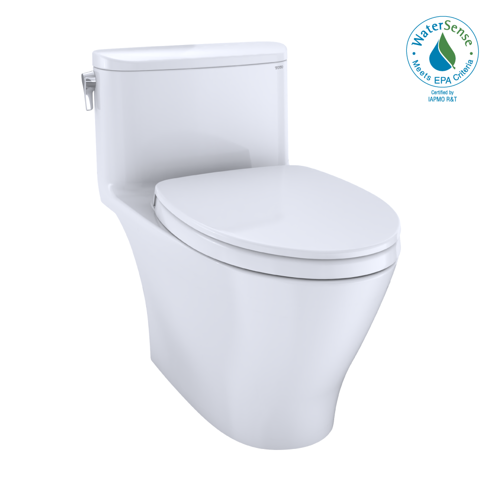 TOTO Nexus 1G Elongated One-Piece Toilet, Universal Height, Washlet+ Connection