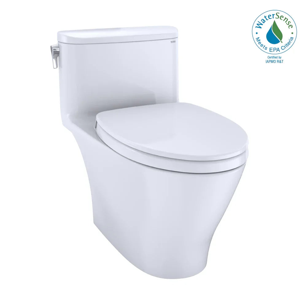 TOTO Nexus Elongated One-Piece Toilet, 1.28 GPF Universal Height, Washlet+ Connection
