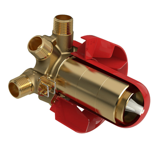 Riobel 1/2 Inch Thermostatic & Pressure Balance Rough-In Valve With Up To 5 Functions - R45