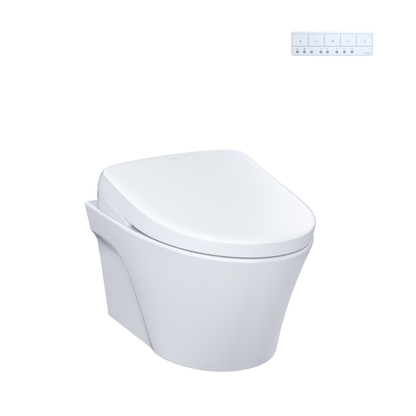 TOTO AP Washlet+ S7A Wall-Hung Toilet & In-Wall Tank System 1.28/0.9 GPF