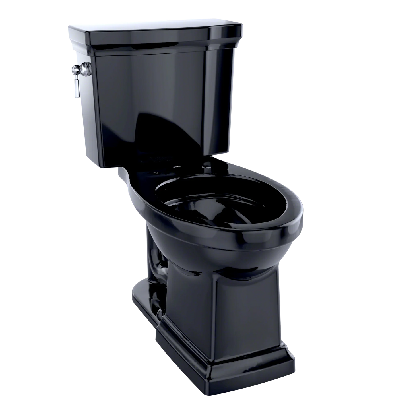 TOTO Promenade II Two-Piece Elongated Toilet 1.28 GPF, Universal Height, Less Seat