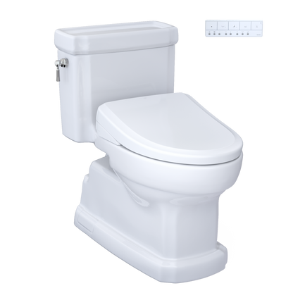 TOTO Guinevere Washlet+ S7A One-Piece Toilet - 1.28 GPF - Universal Height