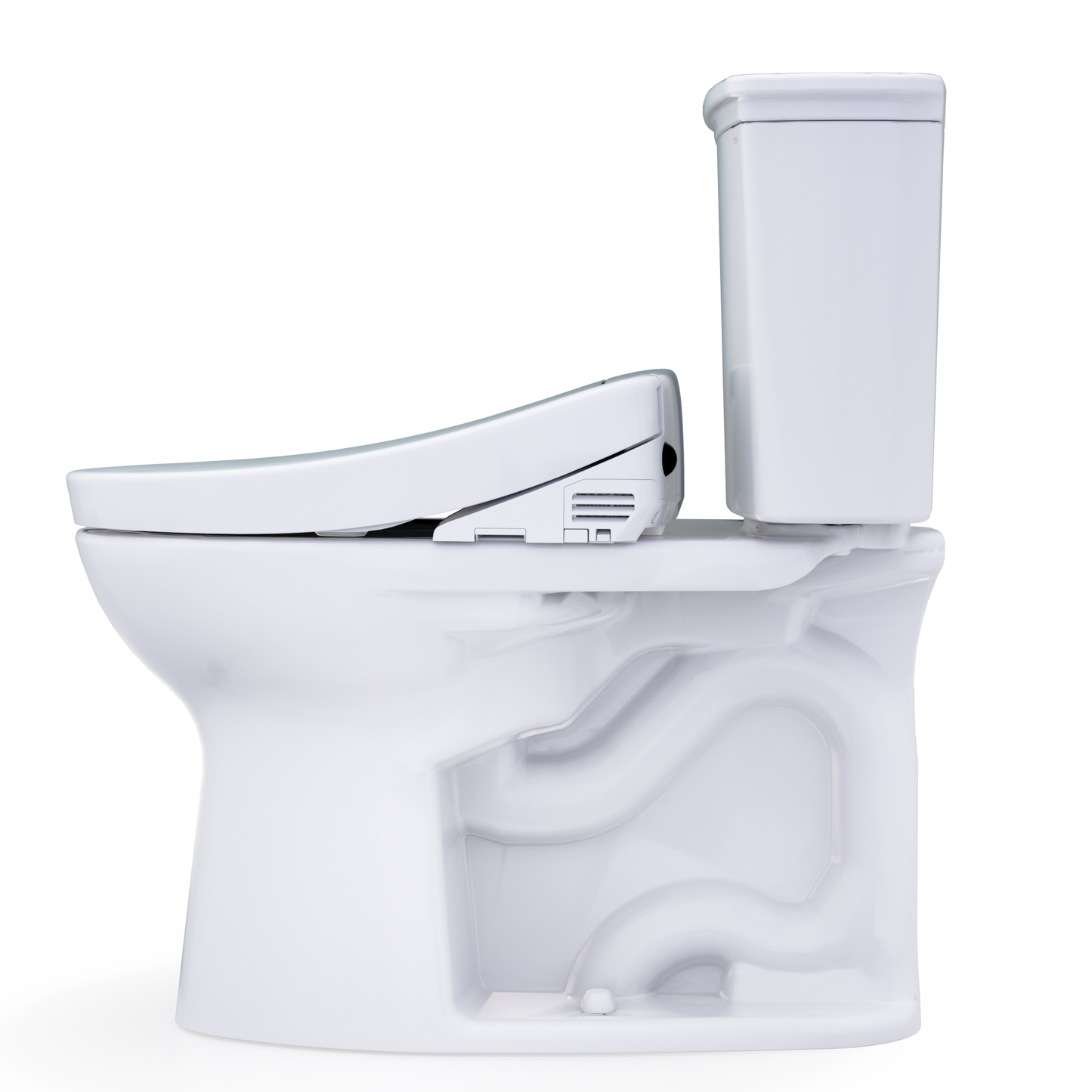 TOTO Drake Transitional Washlet+ S5 Two-Piece Toilet 1.28 GPF Regular Height