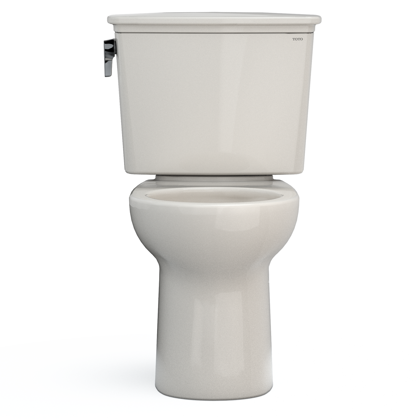 TOTO Drake Transitional Two-Piece Round Toilet 1.28 GPF Universal Height
