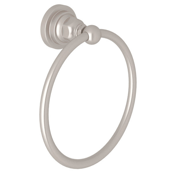 Rohl San Giovanni Towel Ring A1485LI - Satin Nickel
