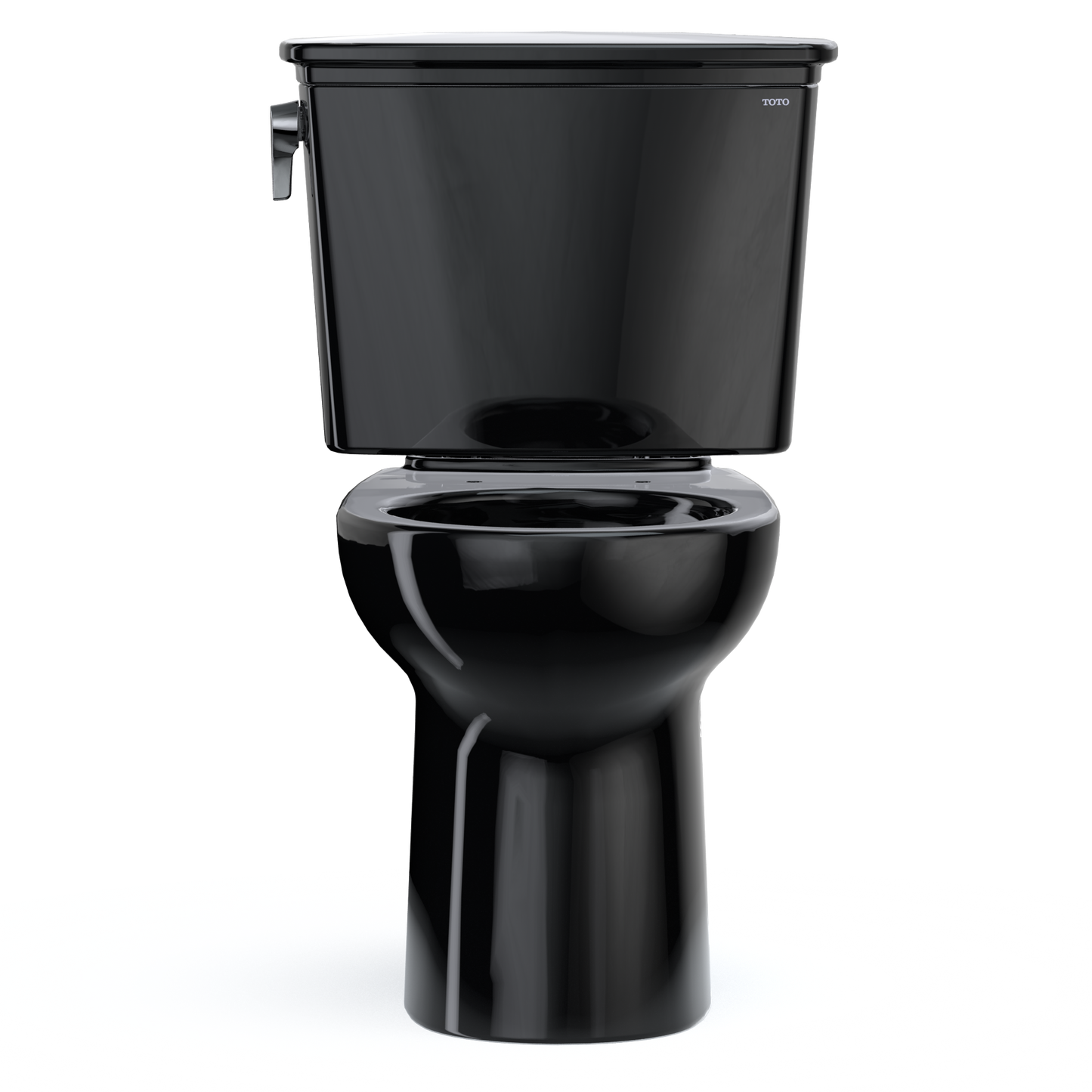 TOTO Drake Transitional Two-Piece Round Toilet 1.28 GPF Universal Height