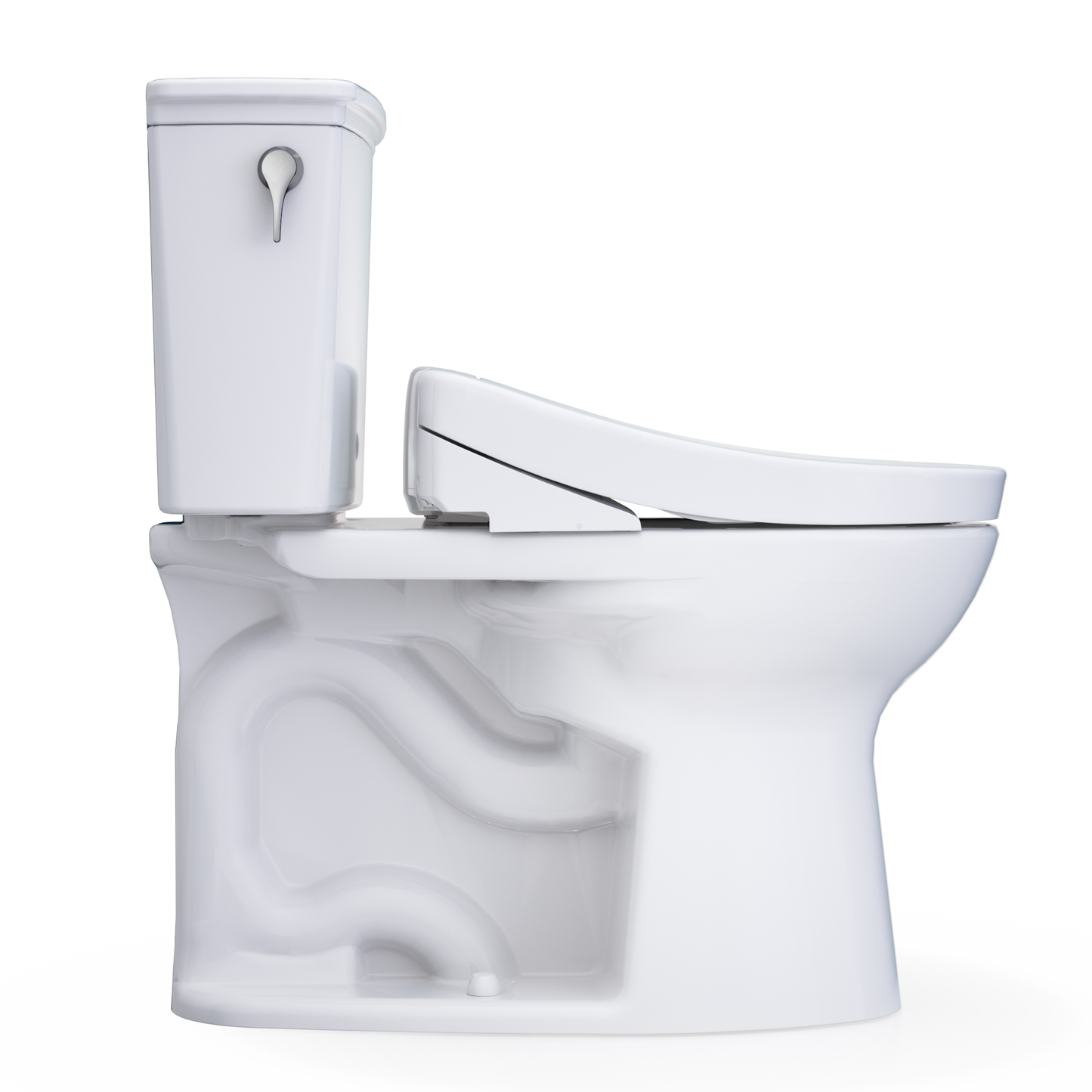 TOTO Drake Transitional Washlet+ S5 Two-Piece Toilet 1.28 GPF Regular Height