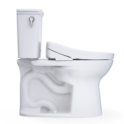 TOTO Drake Transitional Washlet+ S5 Two-Piece Toilet 1.28 GPF Regular Height