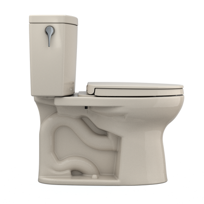 TOTO Drake II 1G Two-Piece Toilet 1.0 GPF Universal Height Washlet+ Connection